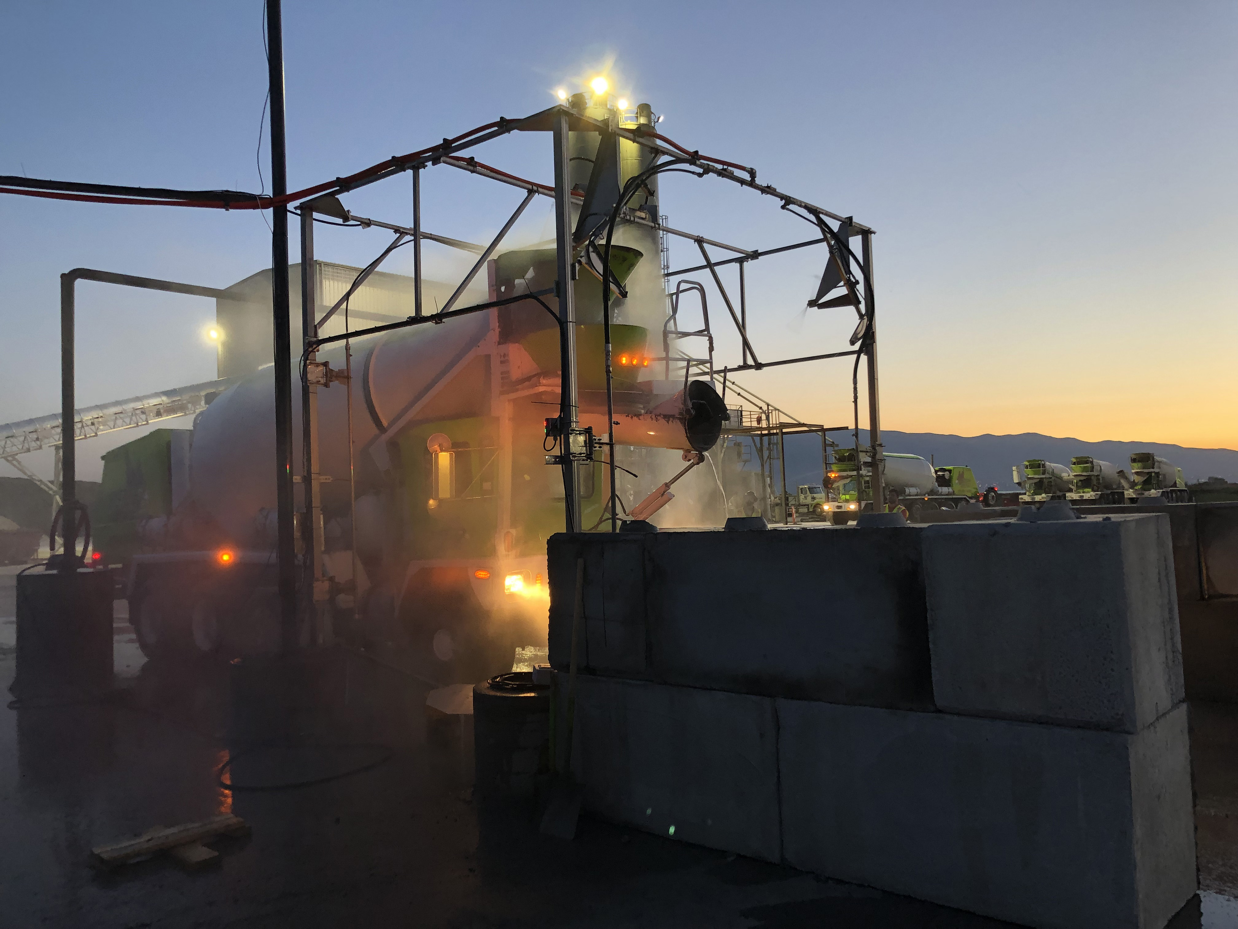 sunrise view of Sioux Truck Wash